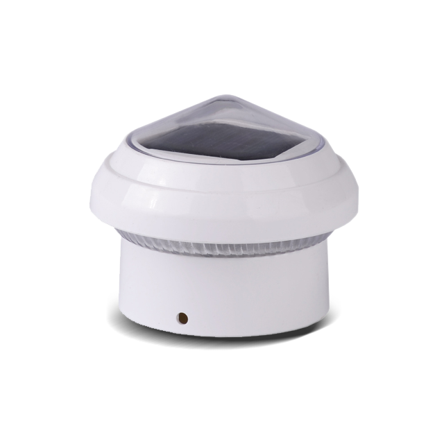 2211-CP1 WH Plastic Chain Link Gjerde Solar Post Cap Light 2211-CP1 WH Plastic Chain Link Gjerde Solar Post Cap Light