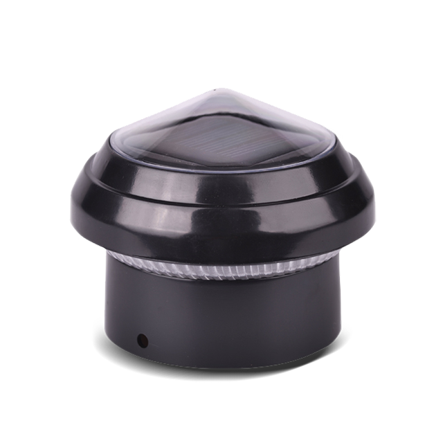 2211-CP1 BL Liten rund utendørs vanntett plaststolpehettelys 2211-CP1 BL Liten rund utendørs vanntett plaststolpehettelys