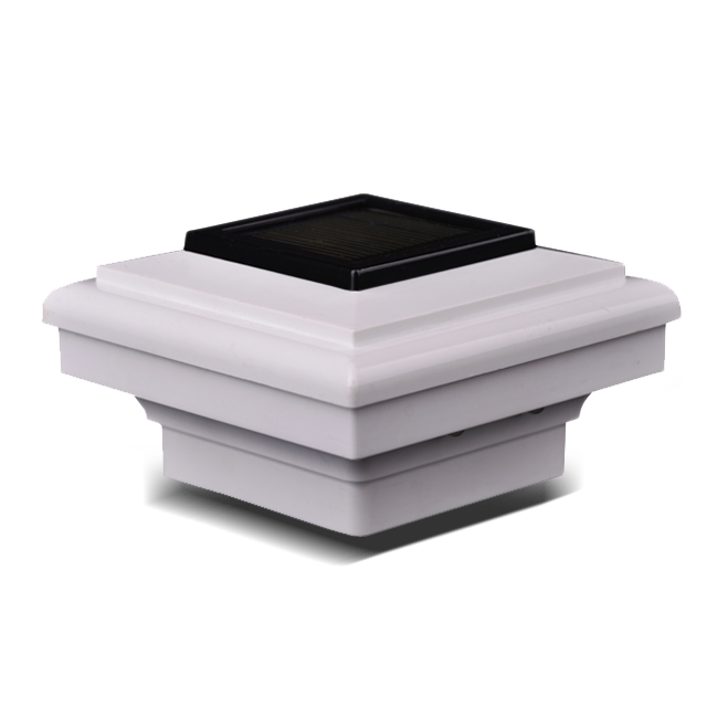 2211-F7 WH Plast gjerdedekk eller uteplass Solar Hage Stolpe Cap Light 2211-F7 WH Plast gjerdedekk eller uteplass Solar Hage Stolpe Cap Light