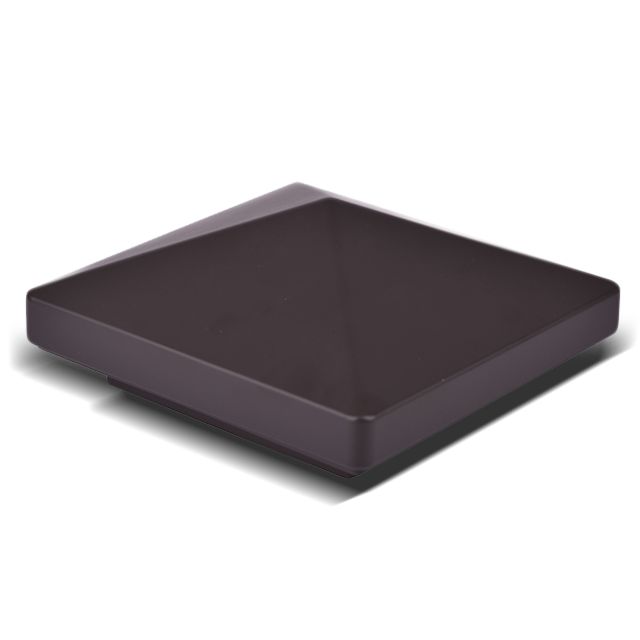 2211-FC Kvalitet nyttig Sølv firkantet plaststolpehette 2211-FC Kvalitet nyttig Sølv firkantet plaststolpehette