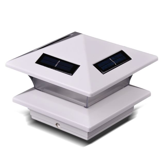 2211-NF24 WH White Outdoor Post Cap Light gjerde Hagelys 2211-NF24 WH White Outdoor Post Cap Light gjerde Hagelys