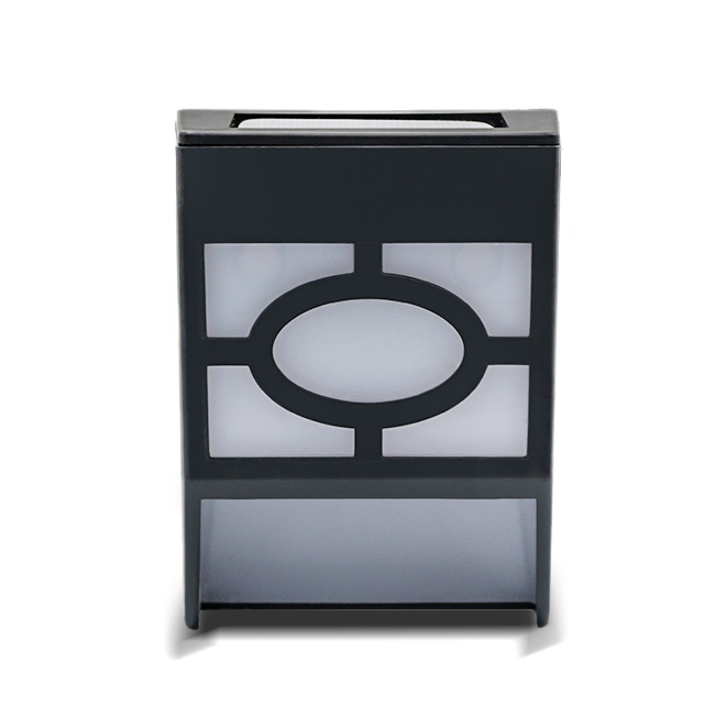 NBL-SWL-9 Utendørs Polysilisium Panel Sort Solar Vegglampe